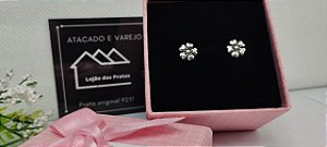 *Brinco Flor em Prata 925*
