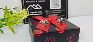 *Brinco Joaninha em prata 925*