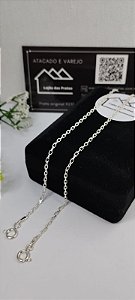 *Pulseira Cadeado 19cm ou 20cm x 0,2mm em Prata 925*
