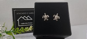 *Brinco Tartaruga em Prata 925*