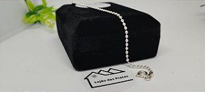 *Pulseira Bolinha em prata 925*