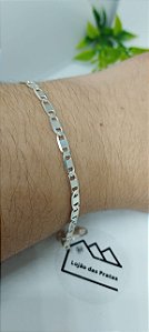 *Pulseira Piastrine 0,4mm X 21cm Prata 925*