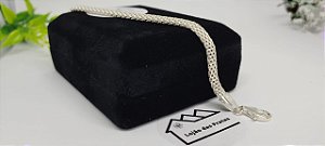 *Pulseira Bracelete Lacraia 18cm x 5mm em prata 925*