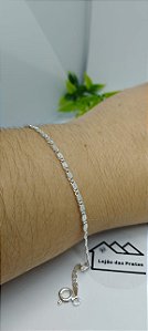 *Pulseira Caracol 19cm x 3,00 em prata 925*