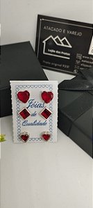 *Trio de Brincos em prata 925*