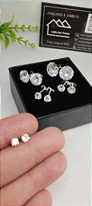 *Brinco Ponto de Luz em prata 925*