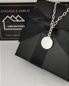 Pulseira com Mandala da oração Pai nosso em prata 925 *Atacado e Varejo*