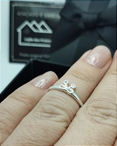 Anel Infantil com Laço Central em prata 925 *Atacado e Varejo*