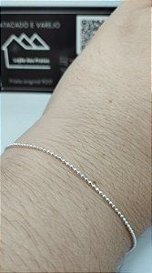 Pulseira Micro Bolinha em Prata 925 – Delicadeza e Elegância no Dia a Dia