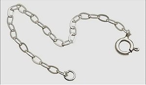 Extensor de pulseira em prata 925