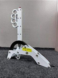 PROMOÇÃO - Alavanca de freio Modelo Soco Ingles BRANCO - COM DEFEITO DE PINTURA - N.1