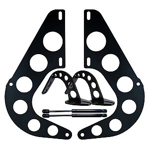 Kit Dobradiça ou Braço - Dianteiro + traseiro + amortecedor - Billet Parts - MOD 1