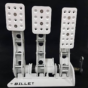 Conjunto de pedaleira tripla  - Branca