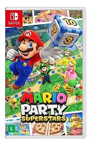 Jogo Mario Party Superstars Nintendo Switch Mídia Física