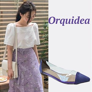 Sapatilha suede orquidea (Roxo) / vinil Cód.1582