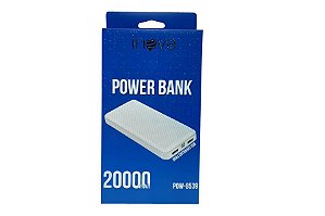 Power Bank Inova POW-8539 20000mah Fonte de Alimentação Móvel