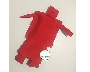 Boneco de pano vermelho - Feminino