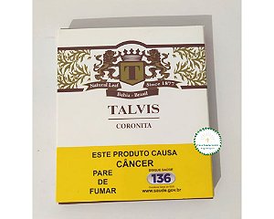 Cigarrilhas Talvis Coronita Chocolate - Pacote com 10 Unidades