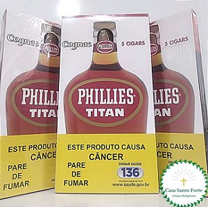 Charuto Phillies Titan Cognac