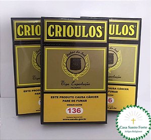 Cigarro de Palha Crioulous - Pacote com 14 Unidades