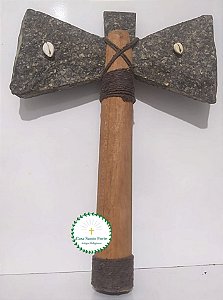 Machado de Xangô de Pedra - 30cm
