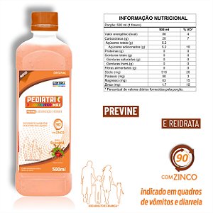 REIDRATANTE PEDIATRIX GUARANA SORO 500ml Caixa Com 12 Und.
