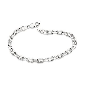 PULSEIRA PRATA 925 ELO CADEADO 22CM ROMMANEL 850039