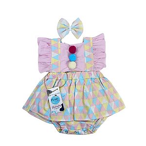 Romper Temático Moana baby bebê sublimado infantil - RD kids