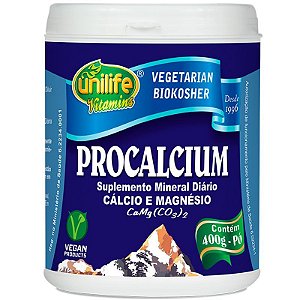 Procalcium - Cálcio e magnésio em pó - 400g
