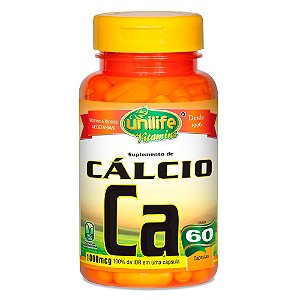 Cálcio Quelato - 60 cápsulas