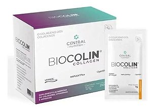 Biocolin Collagen - Sabor Tangerina - 30 Sachês