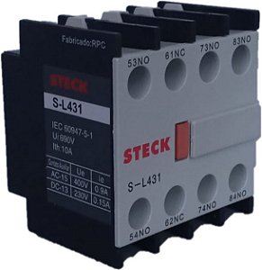 STECK SL431D – Contato Auxiliar Lateral 3NA + 1NF Série S4