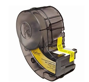 BRADY XC-1000-422 – Etiqueta Poliéster Alta Adesão 25mm x 9m para IDXPERT | Preto sobre Branco