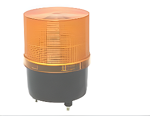 BHS BLEN-2101T/Y – Sinaleiro LED Âmbar, 4 Efeitos de Luz, Multi-Tensão (IP65)