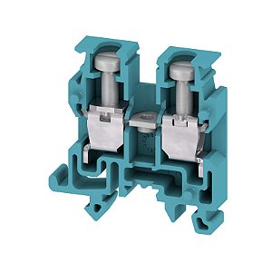 WEIDMÜLLER AKZ – Mini-Conector de Passagem para Trilho TS 15 | Conexão Parafuso