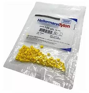 MHG1/3 1 AM - Marcador para cabo de 0.3-1.5 Amarelo, Embalagem c/ 100 HellermannTyton