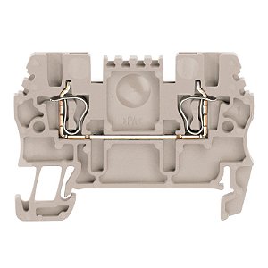 WEIDMÜLLER ZDU 1.5 – Conector de Passagem 1,5 mm² | Linha Z – Conexão Mola