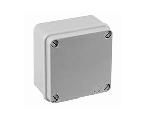 CBOX-OB ALTA: Caixa de PVC 100x100x50mm Sem Embutes - Tampa Baixa