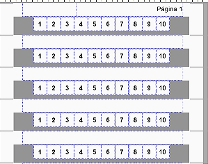 Dekafix FWZ 1-10 Identificador de Borne Horizontal (Cartela com 50 tags)