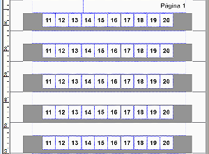 Dekafix FWZ 11-20 Identificador de Borne Horizontal (Cartela com 50 tags)