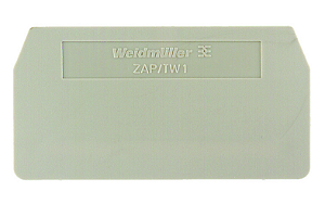 WEIDMULLER Tampa ZAP/TW1 Bege para Conector ZDU, ZPE2.5, ZTR 2.5 1608740000