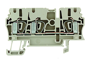 WEIDMULLER Conector Mola ZDU 2.5/3AN - 2.5mm² 3 Conexões