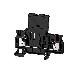 AFS 4 2C BK - Conector Porta Fusível Push-In Preto