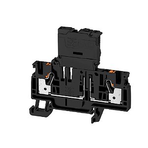 AFS 2C 10-36V BK - Conector Porta Fusível Push-In Preto