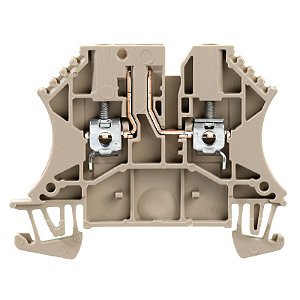 WTR 2.5/O.TNHE - Conector Parafuso Teste-Desconexão, 2,5 mm², 500 V, 24 A, Bege
