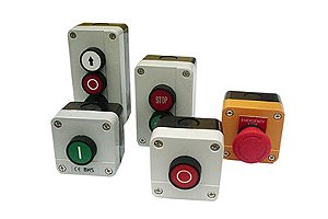 BHS HB2-BX – Botoeira de Comando 1 Botão Policarbonato 240V 3A | Linha HB2