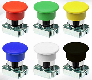 BHS HB2-EC – Botão de Comando Cogumelo à Impulsão Ø40mm | Série HB2-E