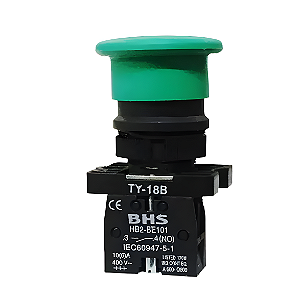 BHS HB2EC31 Botao PVC COG 1NA S/RET D40 Verde