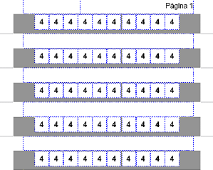 WEIDMULLER GW 4 Dekafix 5/5 Horizontal E50 - (Cartela com 50 tags)