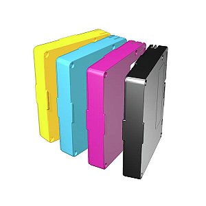 WEIDMÜLLER PJ CON INK SET – Conjunto de Cartuchos de Tinta para PrintJet Connect | 4 Cores - Ciano, Magenta, Amarelo, Preto